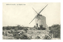 Carte postale moulin de Cabries