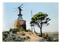 Moulin  vent de Ventabren avant sa rnovation