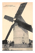 Carte postale moulin de la Bree Ile d'Oleron Charente maritime France