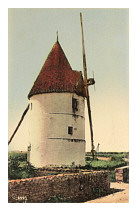 Carte postale moulin de la Bree Ile d'Oleron Charente maritime France
