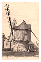Carte postale moulin de Saint Briac - France