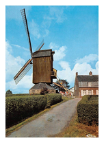 Carte postale Ondankmeulen  Boeschpe - Nord - Flandres - France