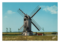 Carte postale moulin a vent - Gravelines - Nord - France