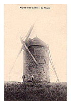 Carte Postale moulin  vent Mont des Cats - Flandres - Nord - France