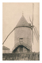carte postale moulin  vent - Romaneche thorins - Saone et Loire - France