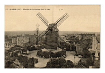 Le moulin Blute fin sur la bute montmartre à Paris