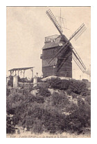 Le moulin Blute fin sur la bute montmartre à Paris