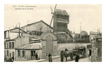Le moulin de la Galette sur la bute montmartre  Paris