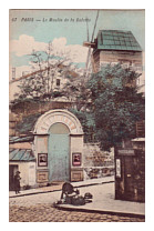 Le moulin de la Galette sur la bute montmartre  Paris