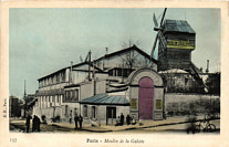 Le moulin de la Galette sur la bute montmartre  Paris