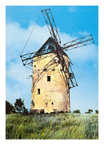 Carte postale moulin a vent de Montfermeil