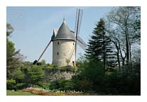 Moulin à vent de Longchamps en Ile de France