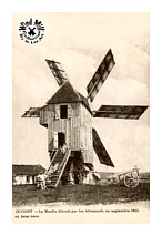 Carte postale du moulin  vent de Juvigny